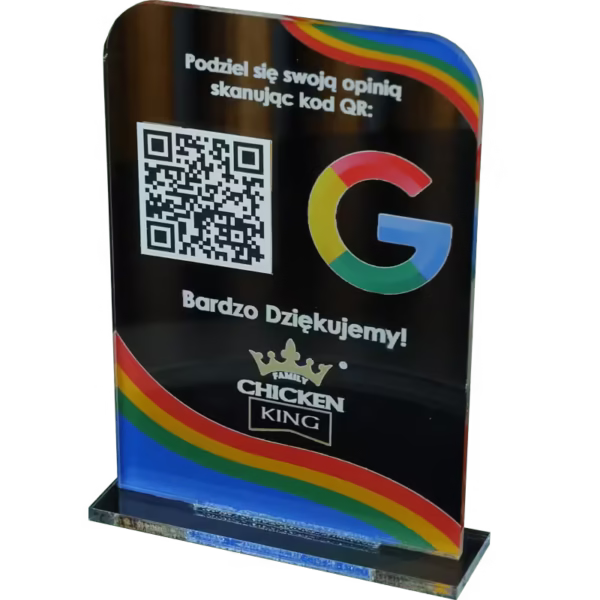 Stand/Stojak do zbierania opinii Google - obrazek 2