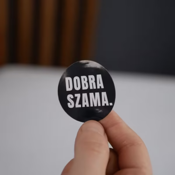 NAKLEJKI DOBRA SZAMA 45x45 - 250szt - obrazek 2