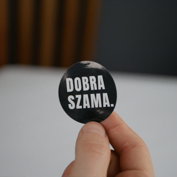 NAKLEJKI DOBRA SZAMA 45x45 - 250szt - obrazek 2