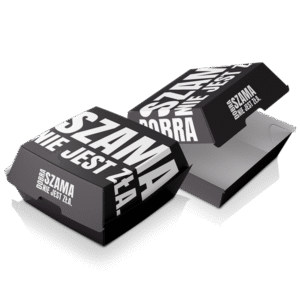 OPAKOWANIE BURGER 120MM "DOBRA SZAMA" kpl (25szt)
