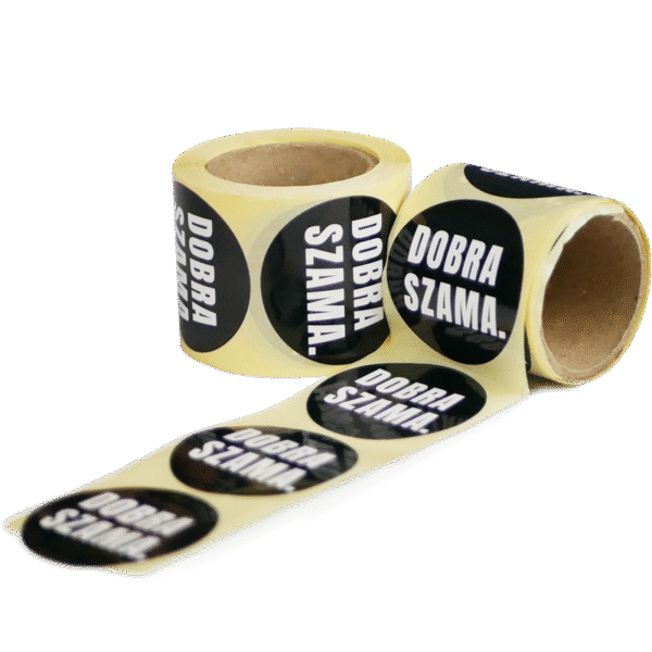NAKLEJKI DOBRA SZAMA 45x45 - 250szt