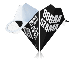 OPAKOWANIE ROŻEK Z UCHWYTEM NA SOS "DOBRA SZAMA NIE JEST ZŁA" KPL. (25szt)