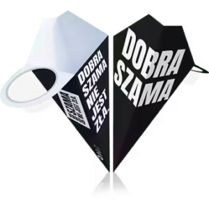 OPAKOWANIE ROŻEK Z UCHWYTEM NA SOS "DOBRA SZAMA NIE JEST ZŁA" KPL. (25szt)