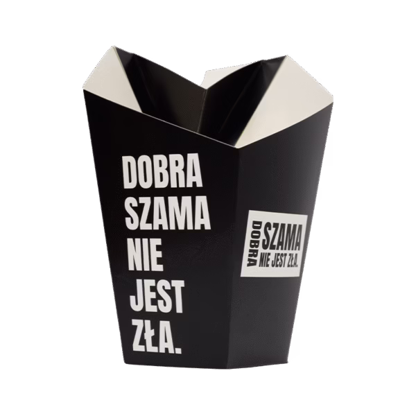 Rożek z płaskim dnem "Dobra Szama" - kpl. 25 szt