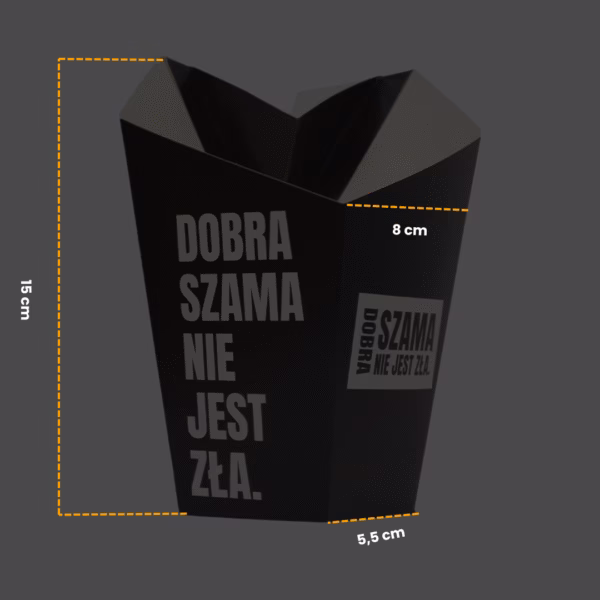 Rożek z płaskim dnem "Dobra Szama" - kpl. 25 szt - obrazek 2