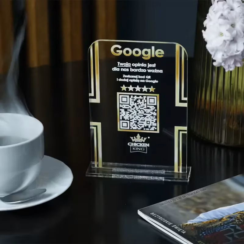 Stand/Stojak do zbierania opinii Google - obrazek 4