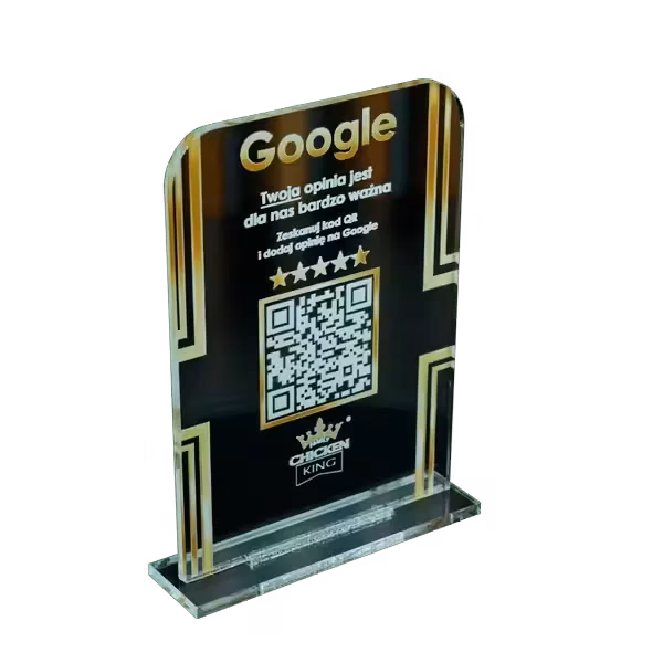 Stand/Stojak do zbierania opinii Google