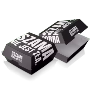 OPAKOWANIE BURGER 120MM "DOBRA SZAMA" kpl (25szt)