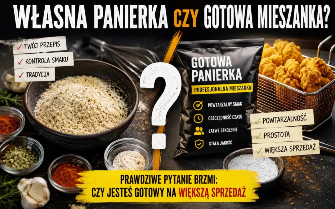 Własna panierka czy gotowa mieszanka do kurczaka — porównanie dla gastronomii