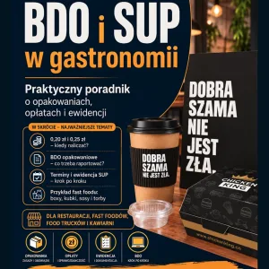Okładka: BDO i SUP w gastronomii 2026 — poradnik PDF