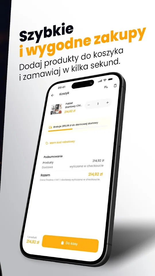 Szybkie i wygodne zakupy — koszyk w aplikacji Chicken King
